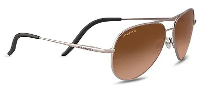 Serengeti Carrara Sm 8552 Satin Rose Gold Polarized Drivers Gradient Sunglasses • $139.65