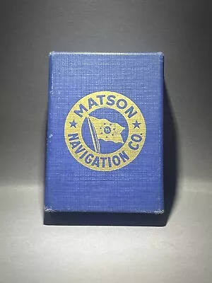 RARE Vintage Deck Of Playing Cards - Matson Navigation Co. Shipping Line Sealed • $114.99