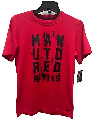 Nike Manchester United Red Devils T-shirt - Youth Large -  Brand New Authentic • $19.99