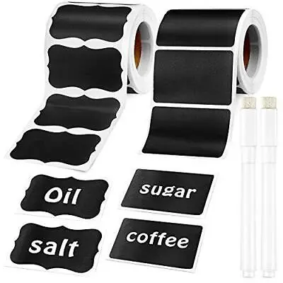 300 Pcs Chalkboard Labels Premium Reusable Label Stickers Chalk Labels For • $13.47