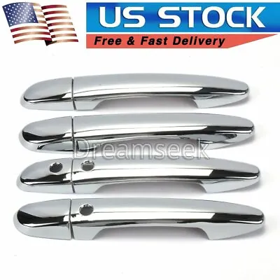 Door Handle Cover For Mazda 3 BM 6 CX-5 13-24 With 2 Smart Key Hole Chrome Trim • $16.99