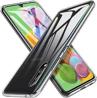 For Samsung Galaxy A90 5G TPU Soft Clear Slim Flexible Gel Case Silicone Cover  • £2.18