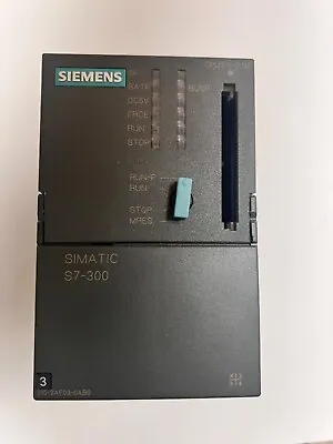 $79.99 • Buy Siemens 6ES7 315-2AF03-0AB0 Simatic S7 300 Tested With New Battery