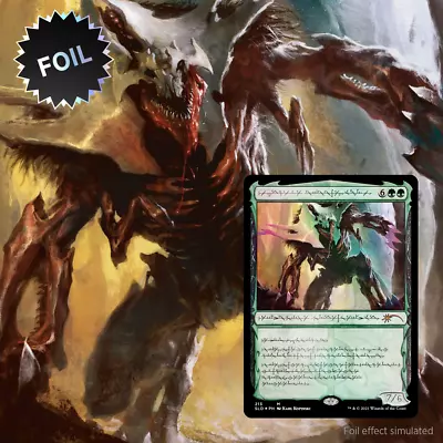 *Preorder* Foil Vorinclex Voice Of Hunger Secret Lair Phyrexian Praetor Magic • $45