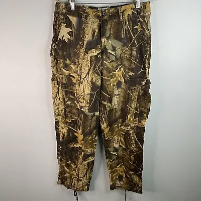 Columbia Mens Hunting Pants 32x32 Timberwolf Camo Utility Camouflage Carpenter • $27