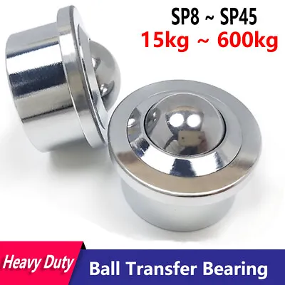 Heavy Duty Ball Transfer Bearing 15kg - 600kg Universal Base Conveyor Roller • $4.50