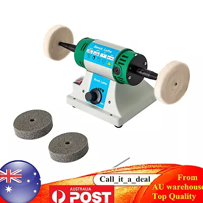 Multifunction Jewelry Rock Polishing Buffer Bench Lathe Polisher Machine 320W  • $75