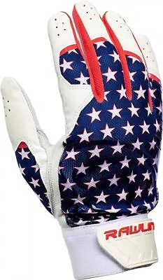 Rawlings X Guardian Baseball 5150 Batting Gloves (American Flag Stars & Stripes) • $14.99