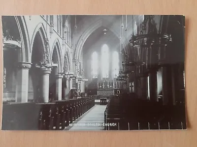 Interior Of Mirfield Parish Church. RP Postcard. M7 • £3.50