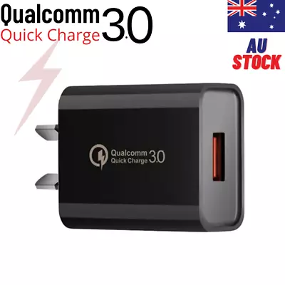 Quick Fast Charge QC 3.0 Universal USB Wall Charger 18W AU Plug Adapter  • $6.99