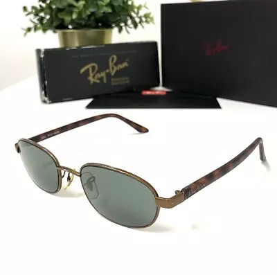 80’s Ray-Ban Bausch And Lomb W2961 Maroon Metal Sidestreet Sunglasses. • £39