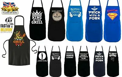£6.99 • Buy New Unisex Adult Aprons Chefs Novelty Butchers Funny Kitchen Bbq Party Cooking