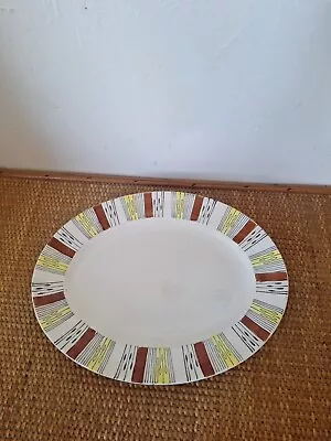 Vintage Safari Kathie Winkle Broadhurst Hand Painted Oval Plate 11.5  • £10