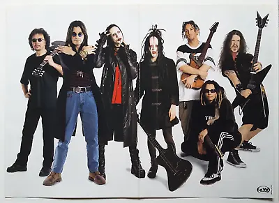 Black Sabbath Ozzy Osbourne Marilyn Manson Korn Pantera 11x15 Centerfold Poster • $25.41