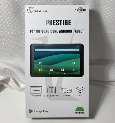 Visual Land Prestige 10  HD Android Smart Tablet 128 GB WiFi 2 Gb Ram Brand New • $149.99