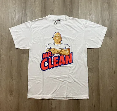 Vintage Mr Clean T Shirt Tultex 90s Mens Size Large 1997 • $45