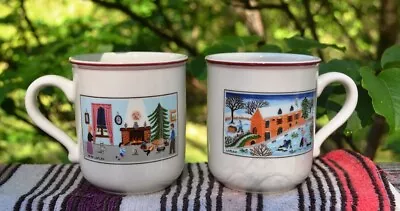 New Pair Of Villeroy & Boch Depuis 1748 Nair Christmas Mugs • $29.99