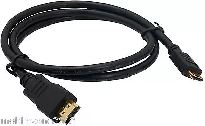 GOPRO HD 3 HERO 3 3+ MICRO HDMI TO HDMI VIDEO OUT CABLE TV 1080P 3D 4K  Free P&P • £3.49