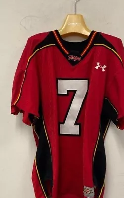  NWT Under Armour Maryland Terps #7 Boomer Esiason Large Jersey • $40