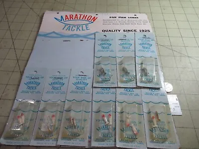 Vintage Marathon Tackle Company Pan Fish Lures Fishing Lure Store Display • $49.99