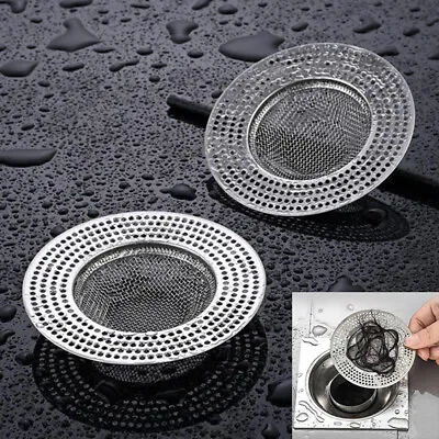 Hair Catcher Stopper Bathtub Shower Drain Hole Filter Trap Wire Sink Straine TO • £2.99