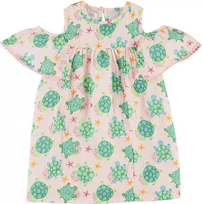 Mud Pie E2 Adventure Kids Girls Pom-Pom Turtle Dress 15000130 - Choose Size • $32.24