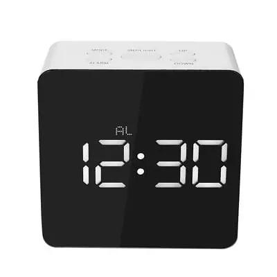Led Alarm Clock Night Light Thermometer Wall Clock Light Multi-Function Digital • $15.99