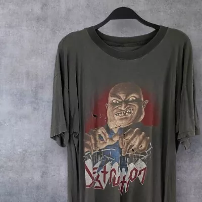 Vintage 80’s Destruction Shirt Size Large / Xl Thrash Metal • $102.72
