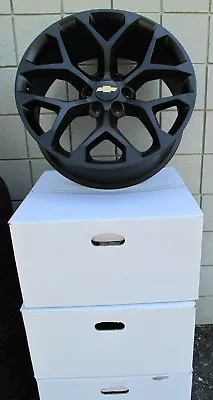 $1099.99 • Buy 20  Chevrolet Suburban Tahoe Factory Style Satin Black New 4 Wheels 5668