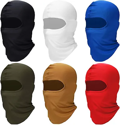 Balaclava Full Face Mask For Men Women UV Protection Ski Sun Hood Tactical Masks • $3.89