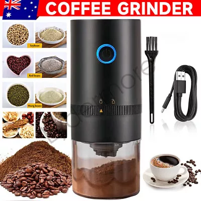 Electric Coffee Grinder Grinding Mill Bean Nut Spice Herbs Blender Machine USB • $26.09