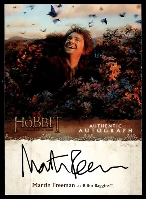 2015 The Hobbit Smaug Autograph Bilbo Baggins Martin Freeman • $213.41