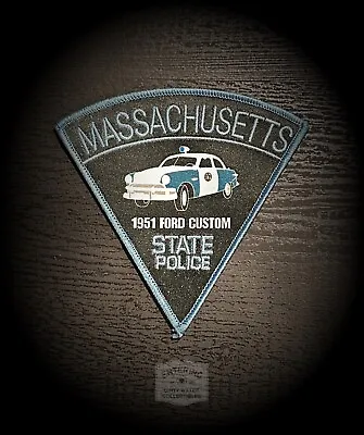 Mass State Police Cruiser Legends Patch 1951 Ford Custom • $10