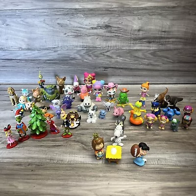 Large Lot Of 50+ Figurines & Small Toys The Grinch Peanuts Minions Paw Patrol • $29.95