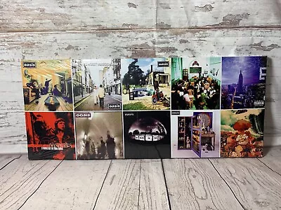 Oasis Album Covers Canvas Picture Famous British Band Noel Gallagher Brothers • £13.99