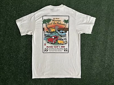 VTG 1990 Mooneyes Street Car Nationals Contestant T-Shirt Rat Fink Ed Roth M • $40