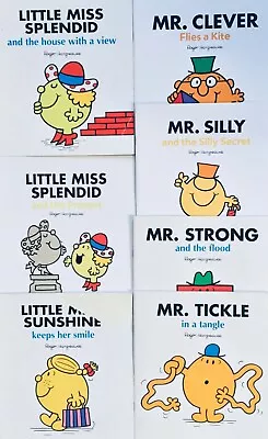 7 Lot Little Miss & Mr. Men Books By Roger Hargreaves • $10.50