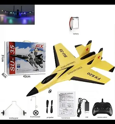 RC Plane FX620 SU35 RC Model Jet Fighter Remote Control Aircraft Airplane LOCAL • $46.95