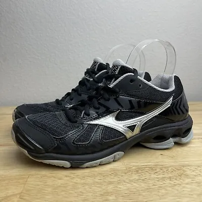 Mizuno Womens Wave Bolt 7 430238 9073 Black Running Shoes Sneakers Size 7.5 • $27.44