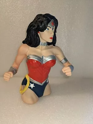 Wonder Woman Bust Bank DC Comics Coin Piggy Bank Monogram International • $14.99