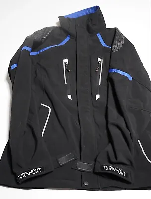 Turnhout Men's Hi Vis Waterproof Safety  Jacket/Coat Blue Medium • $18.18