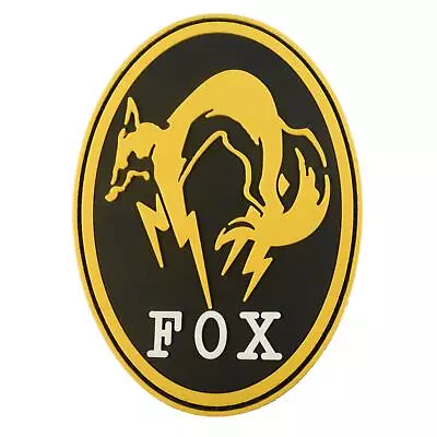 Metal Gear Solid Fox Hound PS4 PVC 3D Cosplay Rubber Ground Touch Fastener Patch • $7.95