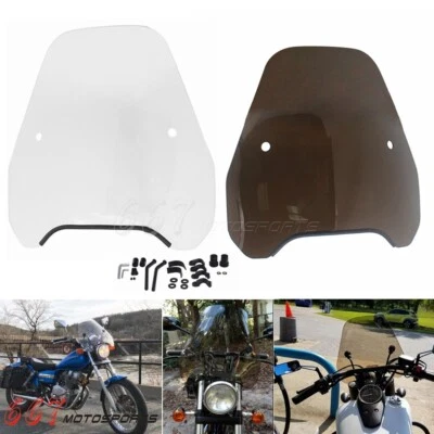 $68.98 • Buy Motorcycle Windshield For Honda Yamaha Suzuki XL Vstar 7/8 - 1  Handlebar