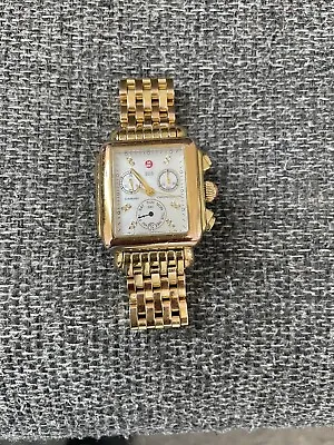 Michele Deco XL Date MW06P00A9046 Diamond Dial Women's Watch • $999.99