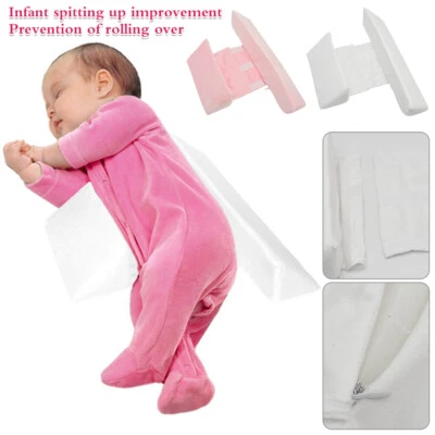£9.99 • Buy Baby Newborn Side Sleep Pillow Support Wedge Adjustable Anti-Roll Soft Cushion