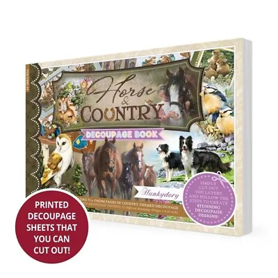 £3.79 • Buy HORSE & COUNTRY HUNKYDORY Decoupage & Topper SAMPLE PACK 16 Sheets 150gsm