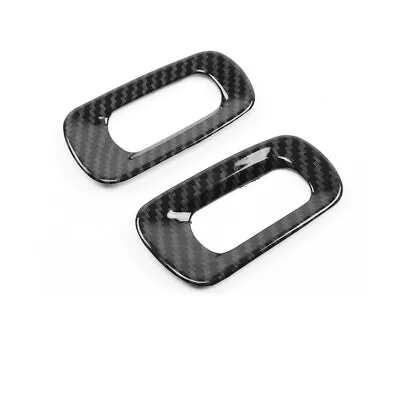 ABS Carbon Fiber Dashboard L&R Air Outlet Vent Trim Fit For Volvo XC40 2019-2022 • $21.13