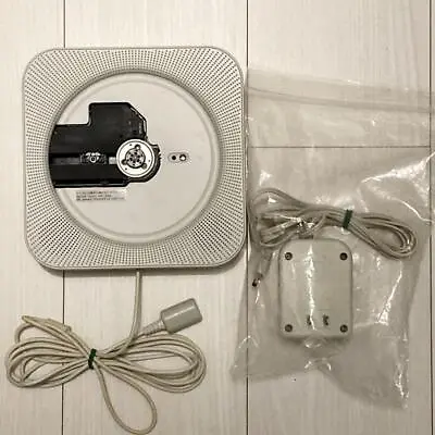 Used MUJI CD Player Wall CD-1 White Tested Working • $79