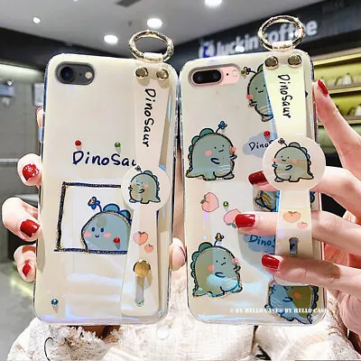 $16.13 • Buy Cute Sparkling Dinosaur Stand Case Cover For IPhone 12 11 Pro Max 6 7 X XS