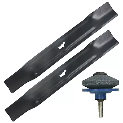 Metal Blade For QUALCAST RM34 MEB1234M MEB1434M MEB1334M Mower X 2 Sharpenener • £28.21